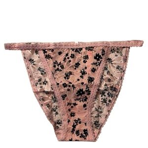 Victoria’s Secret PINK Floral High Leg Bikini Panty